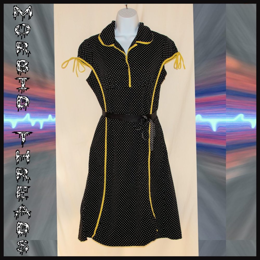Morbid Threads Polka Dot Dress